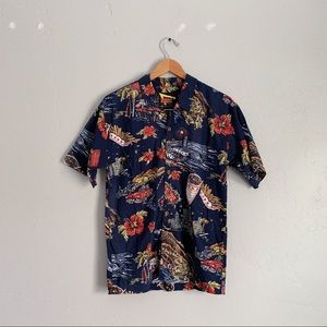 In-n-Out Burger Hawaiian Button Down Shirt